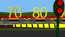 Counting by Tens with Trains & Trucks: Numbers 10 to 100 for Children