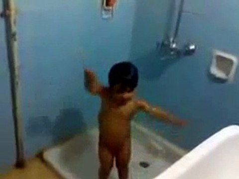 cute boy dancing in the pool funniest dance