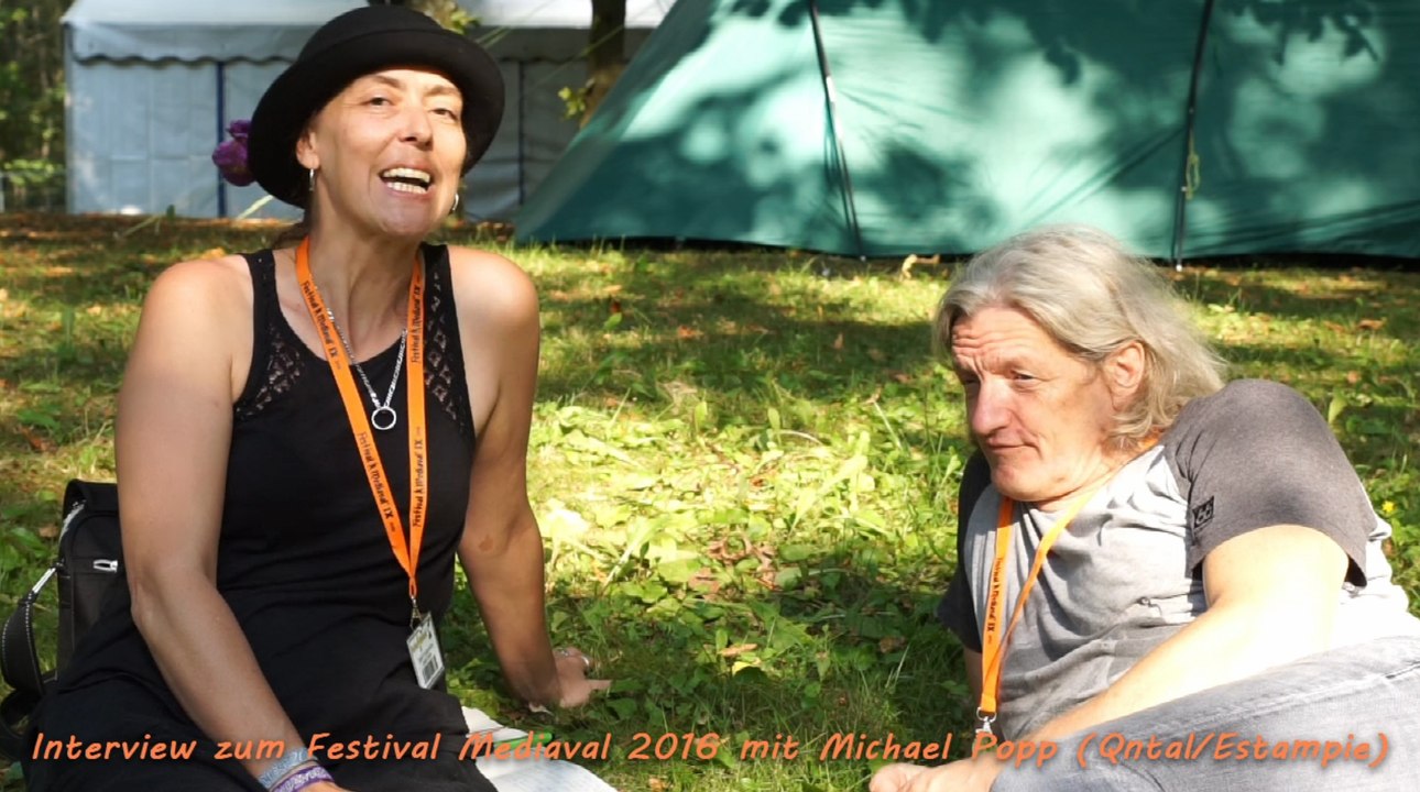 UnArt TV - Interview Michael Popp (Qntal & Estampie) - Festival Mediaval 2016