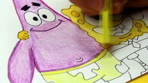 DIY SpongeBob SquarePants and Patrik Star SpongeBob Kanciastoporty Jak Narysować? Speed Drawing