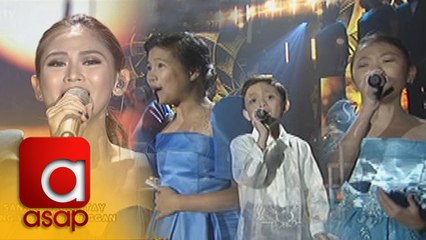 ASAP: Sarah sings Sana'y Maghintay Ang Walang Hanggan together with The Voice Kids