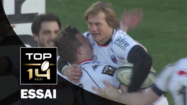 TOP 14 ‐ Essai Charl MCLEOD (FCG) – Brive-Grenoble – J16 – Saison 2016/2017