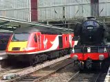 The HST Class 43 Virgin Trains East Coast leaves out at the Carlisle_!