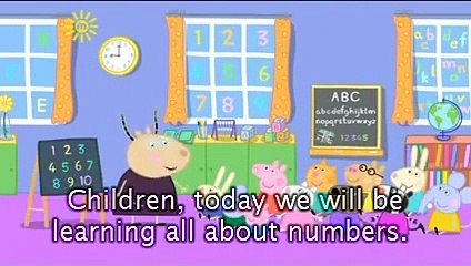 Peppa Pig Numbers with subtitles