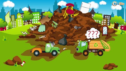 Car Cartoons for kids - The Truck Adventures - Truck lost body | Kids Cartoon Episode 43