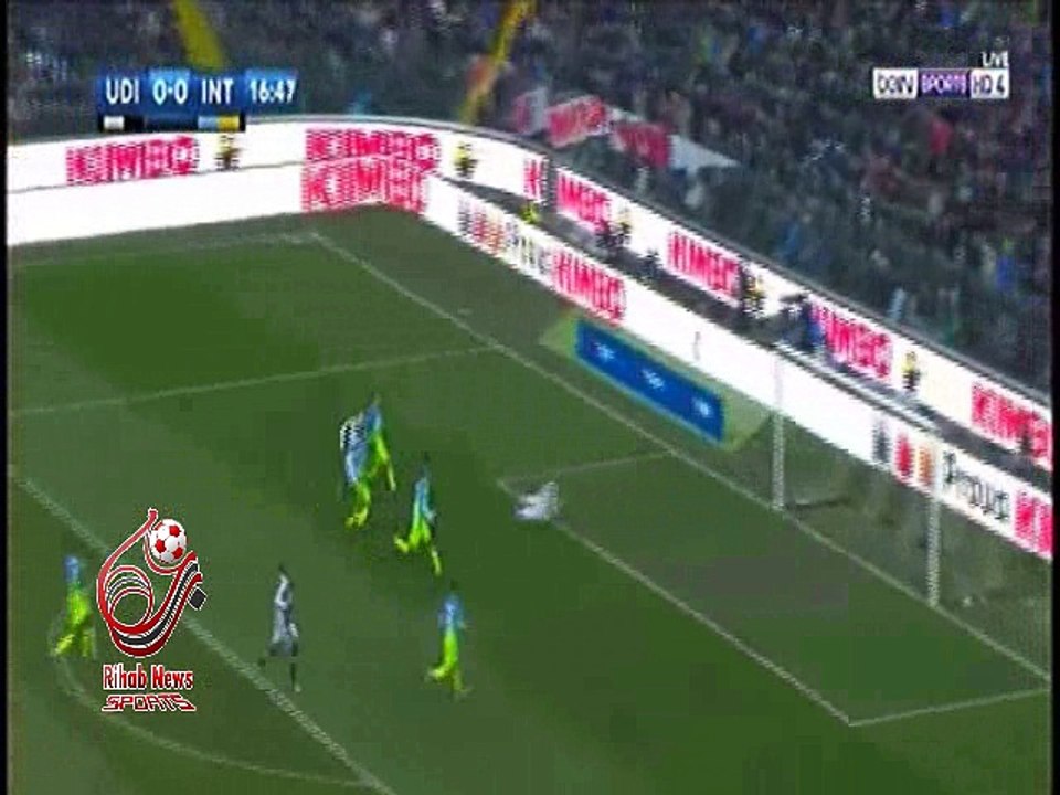 اهداف مباراة ( أودينيزي 1-2 انتر ميلان ) الدورى الايطالي