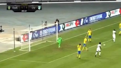 Giovanni Sio Goal - Sweden 1-2 Ivory Coast (Friendly Match)  08-01-2017 (HD)