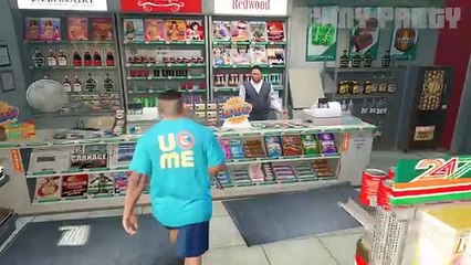 GTA 5 BRUTAL KILL COMPILATION #4 (GTA V John Cena and The Rock Mods) Funny moments