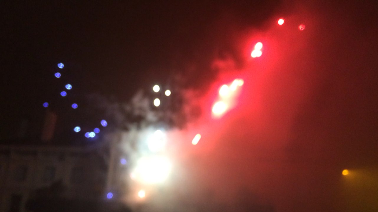 Feu d'artifice à la foire saint-Vincent