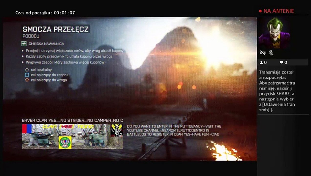 Transmisja na żywo z PS4 użytkownika KOLAZUJEE