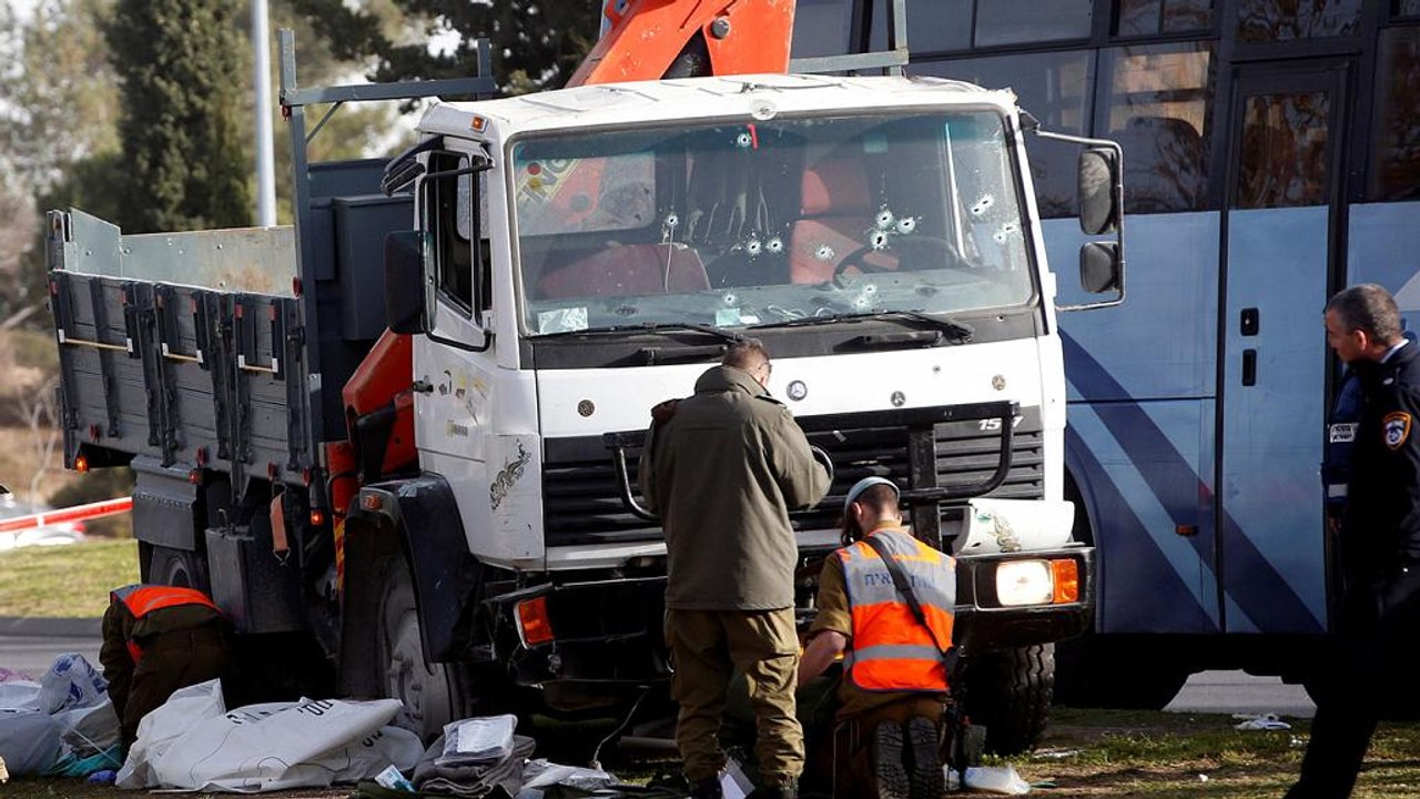 Jerusalem: Vier Israelis bei Lkw-Attentat getötet
