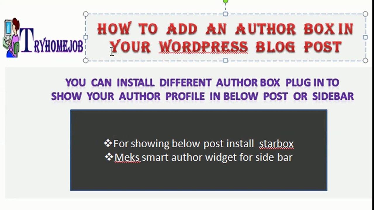 How to Show Author info Box in Wordpress Blog Post