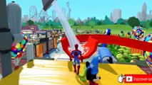 Homem Aranha Desenho Animado Em Portugues vs Mike, Sorcerers Apprentice Mickey, Hulk, Pato Donald