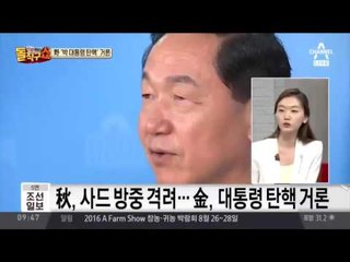 ’박근혜 대통령 탄핵?’ 선명성 경쟁 과열