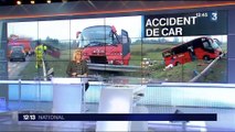 Accident de car en Saône-et-Loire : 