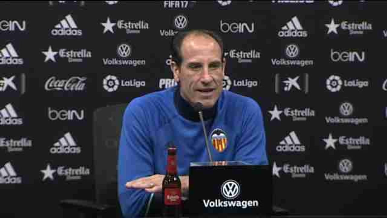 Entrenador del Valencia: La victoria ante el Osasuna daría confianza al equipo