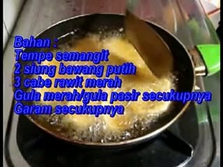 Cara Membuat Sambal Tempe Penyet Resep