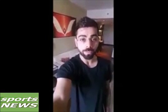Cricketer Virat Kohli's Special Video For Wasim Akram - Kohli's Video Makes Pakistan Fan's Happy