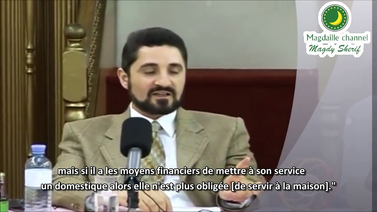 islam -  la femme n'est pas obligée de servir son mari selon la grande majorité des savants - Dr. Adnan Ibrahim (RE)