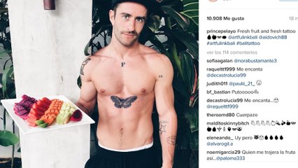 El nuevo y amoroso tatuaje de Pelayo Díaz