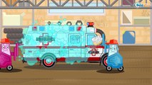 Der Gelb Bagger und Der Lastwagen Die große Autos für Kinder Cartoon für Kinder
