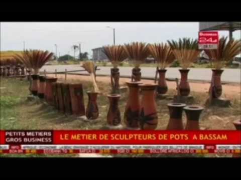 Petits metiers Gros business Le metier de sculpteurs de pots a Bassam / Business 24