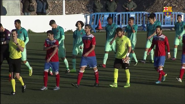 [HIGHLIGHTS] FUTBOL (2AB): At. Saguntino - FC Barcelona B (1-2)