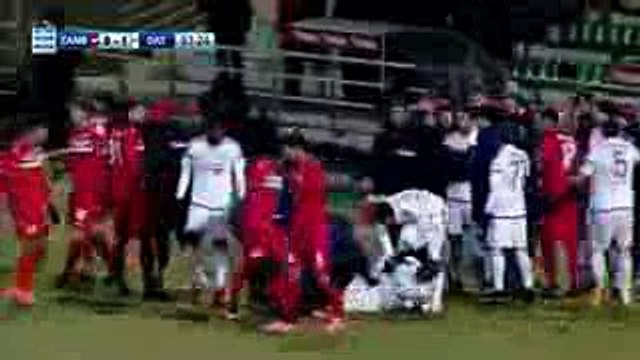 Christos Lisgaras & Seba Red Card - Xanthi vs Olympiakos 0-1 08-01-2017