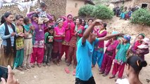 Nepali Girl and Boy dance in school teachers day, on Rajasthani-Marwadi Hot songs-2017