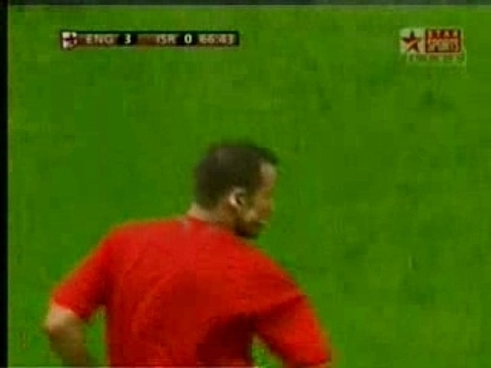 England v Israel 3-0 Richards