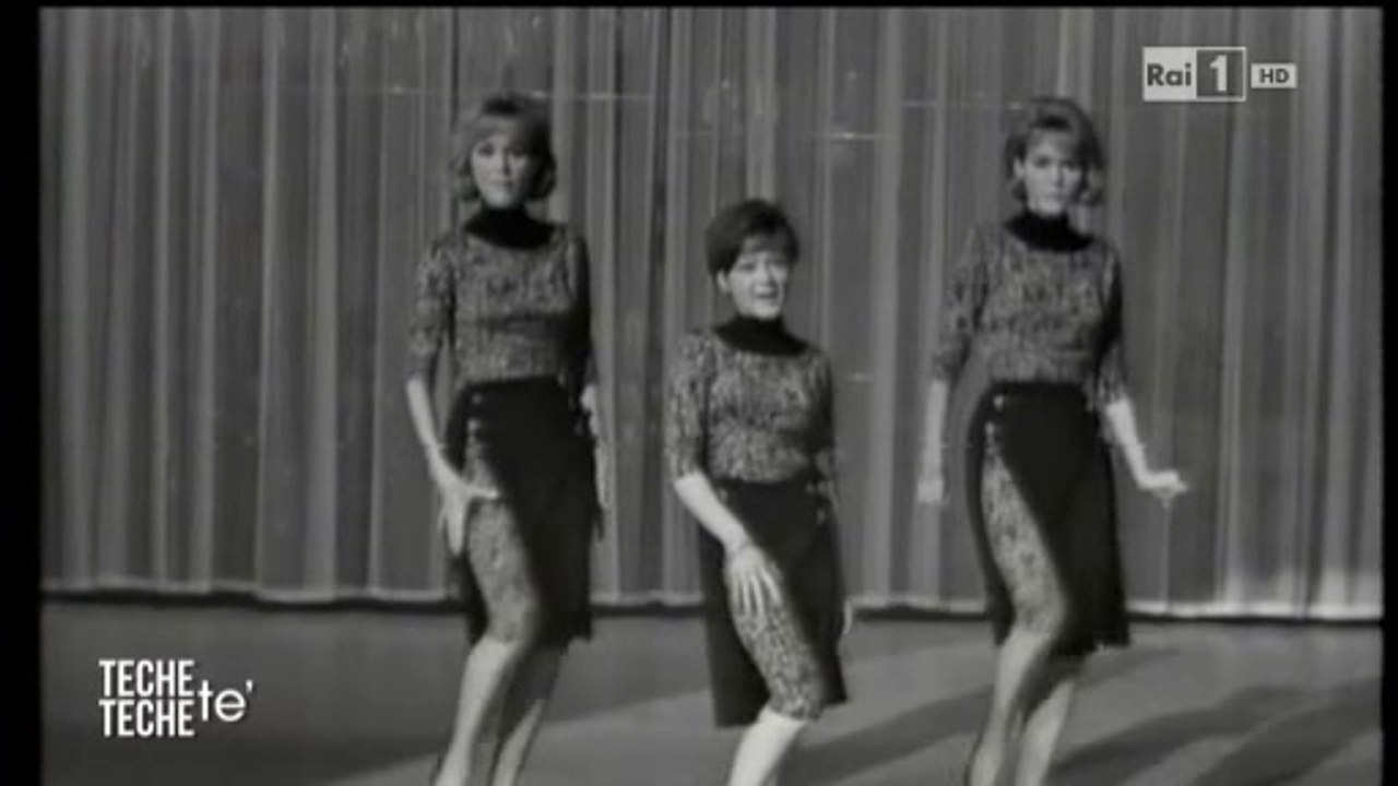 Rita Pavone con Alice ed Ellen Kessler "La notte è piccola" (Studio Uno 1965)