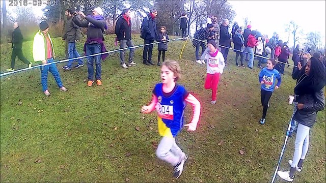 Cross international du Val de Marne 08/01/2017 à Champigny-sur-Marne Course Arrivée catégorie Poussines
