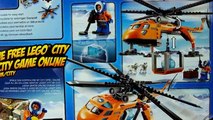 Лего Сити 60034 Арктический Вертолёт. Lego City 60034 Arctic Helicrane. Игрушки Вертолёт.