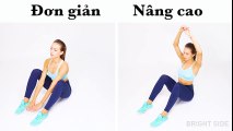 8 phút tập luyện để có vòng bụng thon gọn