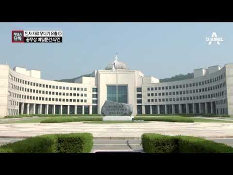 [채널A단독]국정원 차장·감사원장 파일도 봤다