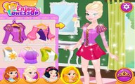 Princesses Outfits Swap - Disney Princesses Anna, Elsa, Snow White and Rapunzel Dress Up Game