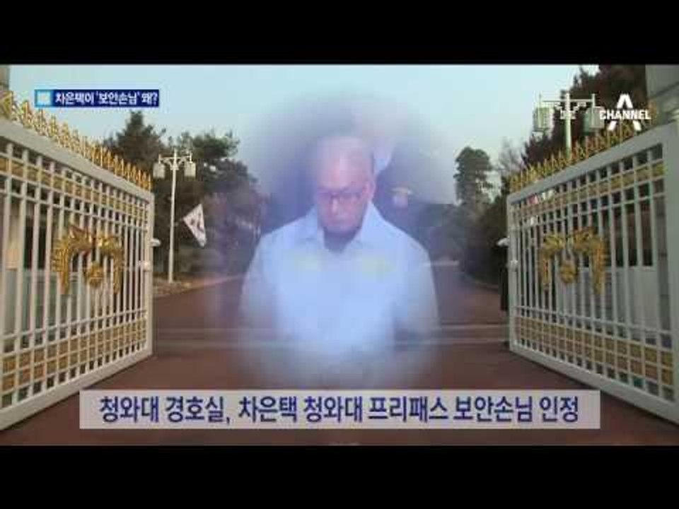 차은택이 보안손님…발모제는 누구를 위한 것?
