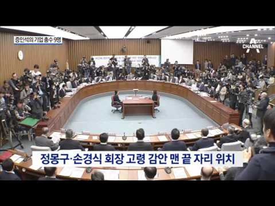‘최순실 게이트’ 기업 총수 9명 총출동