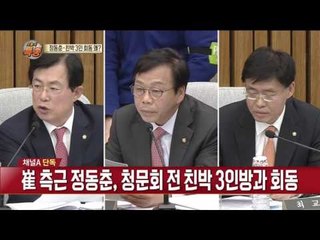 정동춘 “친박 3인방 만나… 위증 모의는 아냐”