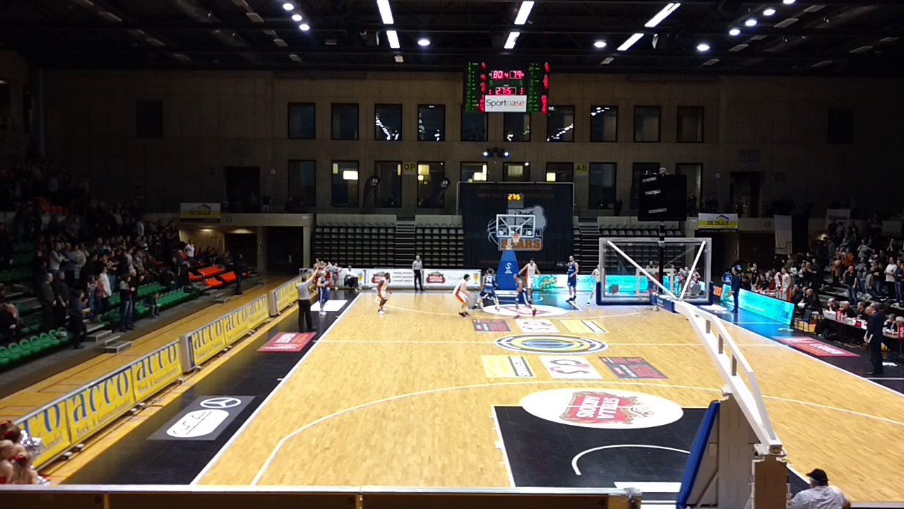 Basket Louvain VS Mons-Hainaut: la fin de match