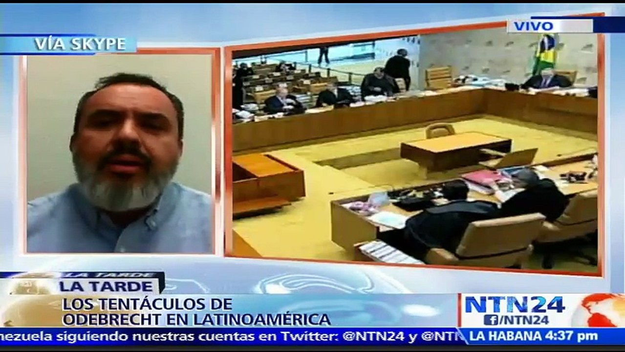 Dir. de Transparencia Internacional para América Latina analiza en NTN24 el caso de la constructora brasileña Odebrecht