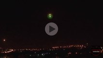 Crazy footage of Two UFOs creating a Blast Israel Jan 7 2017 1