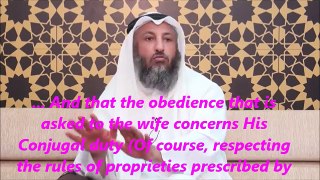 does housewife have to do housework at home - No (according to the large majority of Scholars) islam - cheikh Othman el khamis - English
