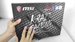 MSI Z270 Krait Gaming Motherboard Unboxing and Overview