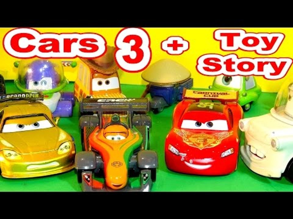Cars 3 Prediction, Lightning McQueen Rip Clutchgoneski , Jeff Gorvette and Mater in the Toy Story Ca
