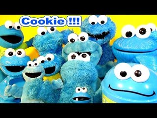 Cookie Monster Collection and Cookie Monster Basketball Building Set by Kid K'Nex