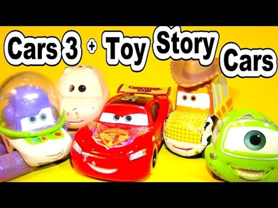 The Pixar Cars 3 and Lightning McQueen with Toy Story Cars Travelling Circus Movie