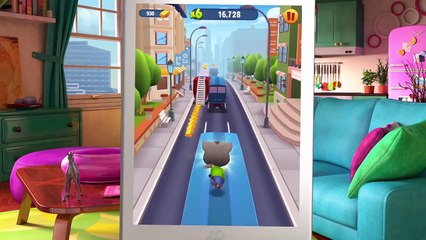 Talking Angela Plays Talking Tom Gold Run (Gameplay)-2u5_llH-oDM