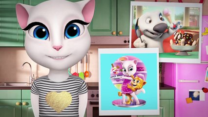 Talking Angela - Healthy Vegan Ice Cream (Yummy Recipe)-LPjk_4deGiQ