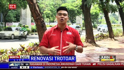 Trotoar Diperlebar Agar Pejalan Kaki Lebih Nyaman #GoodJobInJakarta